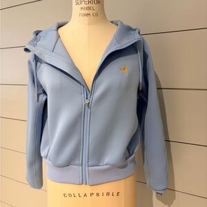 Greyson Light Blue Zip-Up Hoodie Jacket